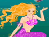 Play Beautiful mermaid dress up