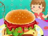 Play Deluxe hamburger cooking
