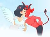 Play Devil and angel kissing