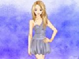 Play Metallic ruched dress