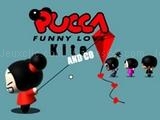 Play Pucca funny love kite