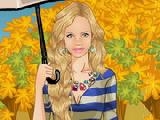 Play Rainy fall dress up