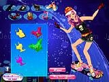 Play Skateboard girl dress up