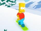 Play Bart snowboarding