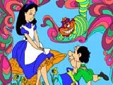 Play Alice in wonderland coloring game