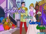 Play Cinderella online coloring game