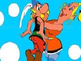 Play Asterix online coloring game