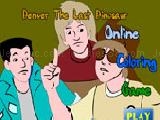 Play Denver the last dinosaur online coloring game