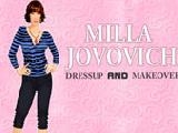 Play Milla jovovich dress up game
