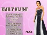 Play Emily blunt dress up game