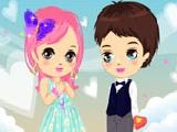 Play Cute valentine love couple dress up