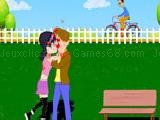 Play Teen lovers kiss