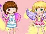 Play Angels party dress up