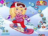 Play Snowboarder girl dress up