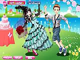 Play Emo bride dress up
