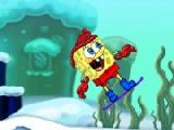 Play Spongebob snowboarding