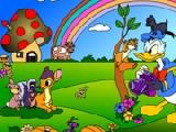 Play Donald duck coloring page