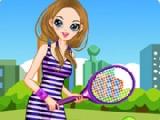 Play Tennis sports girl