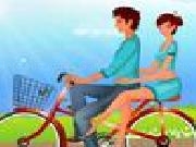 Play Cute bicycle couple