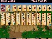 Play Forty thieves solitaire gold