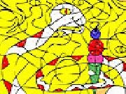 Play Hungry snake coloring