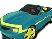 Play Big striped car coloring