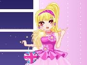 Spielen Pink party dress up