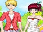 Play Couple in red and white