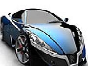 Play Best blue car slide puzzle