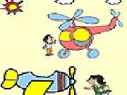 Play Aviation museum coloring