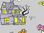 Play The haunted mansion coloring