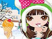 Jugar a Winter ice cream girl