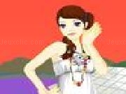 Play Gentle girl in beach