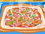 Play Hot and yummy squared pizza