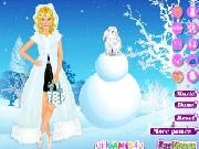 Play Ice flower princess dress up