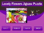 Play Lovely flowers jigsaw puzzle