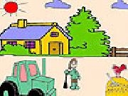 Play The farmer and the tractor coloring