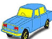 Play Green classic car coloring