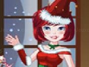 Play Santa girl dressup