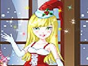 Play Santa girl dressup