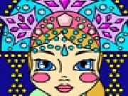 Play Snow maiden coloring