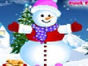 Play Amaizing snowman dressup