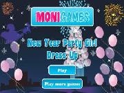Play New year party girl dress up
