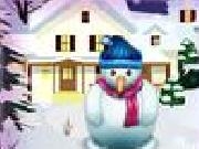 Play Snowman sledding