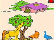Play Animals on the farm coloring