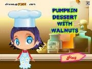 Play Pumpkin dessert with walnuts