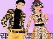 Play Stylish couple with leopard print