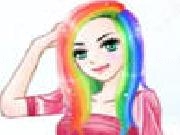 Play Rainbow hair dye