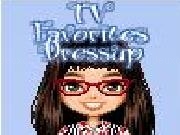 Play Tv favorites dressup game 1