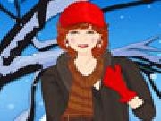 Jugar a Fashionable winter girl dress up